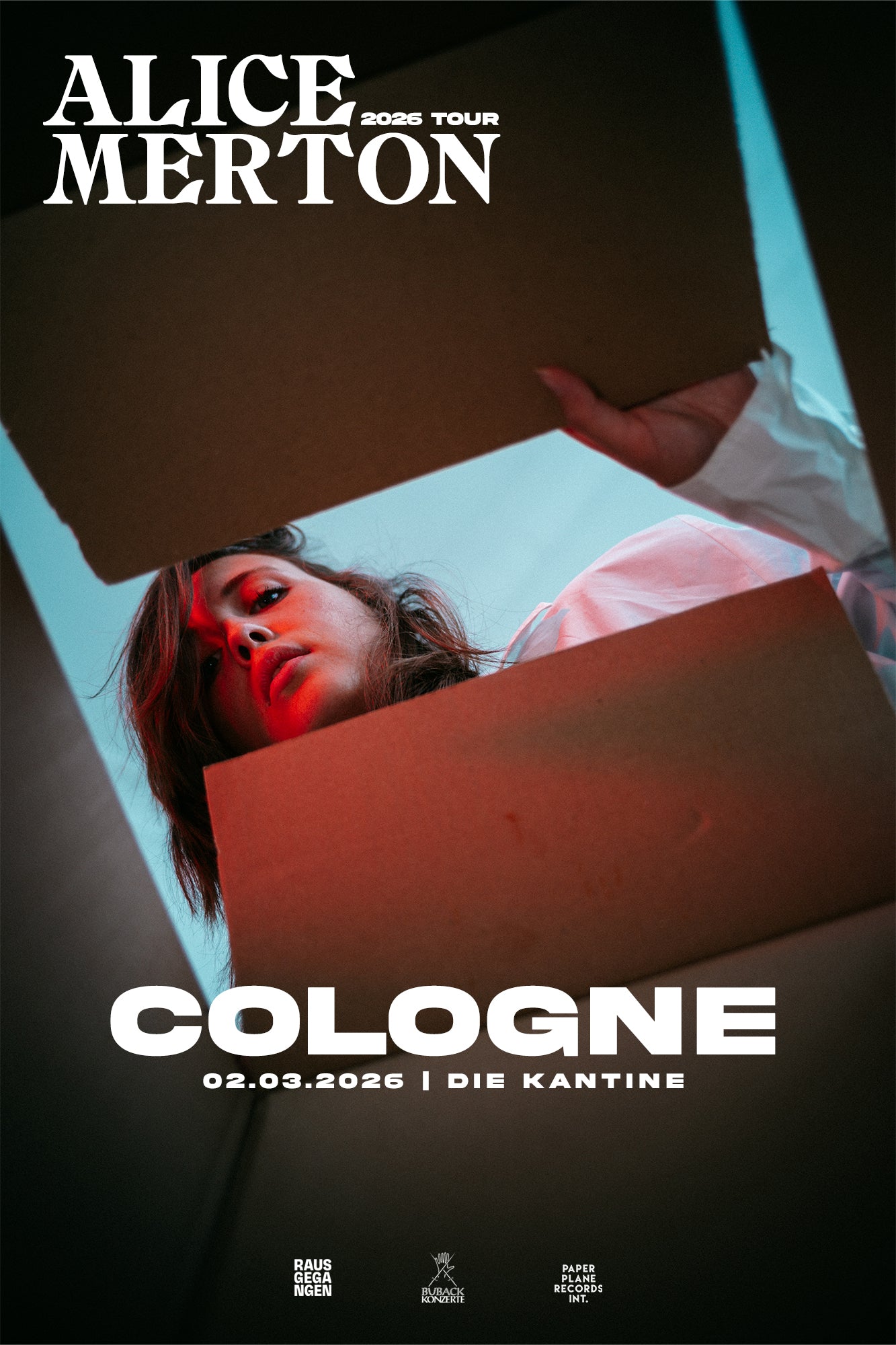 ALICE MERTON 2026 TOUR - KÖLN TICKET + VINYL BUNDLE