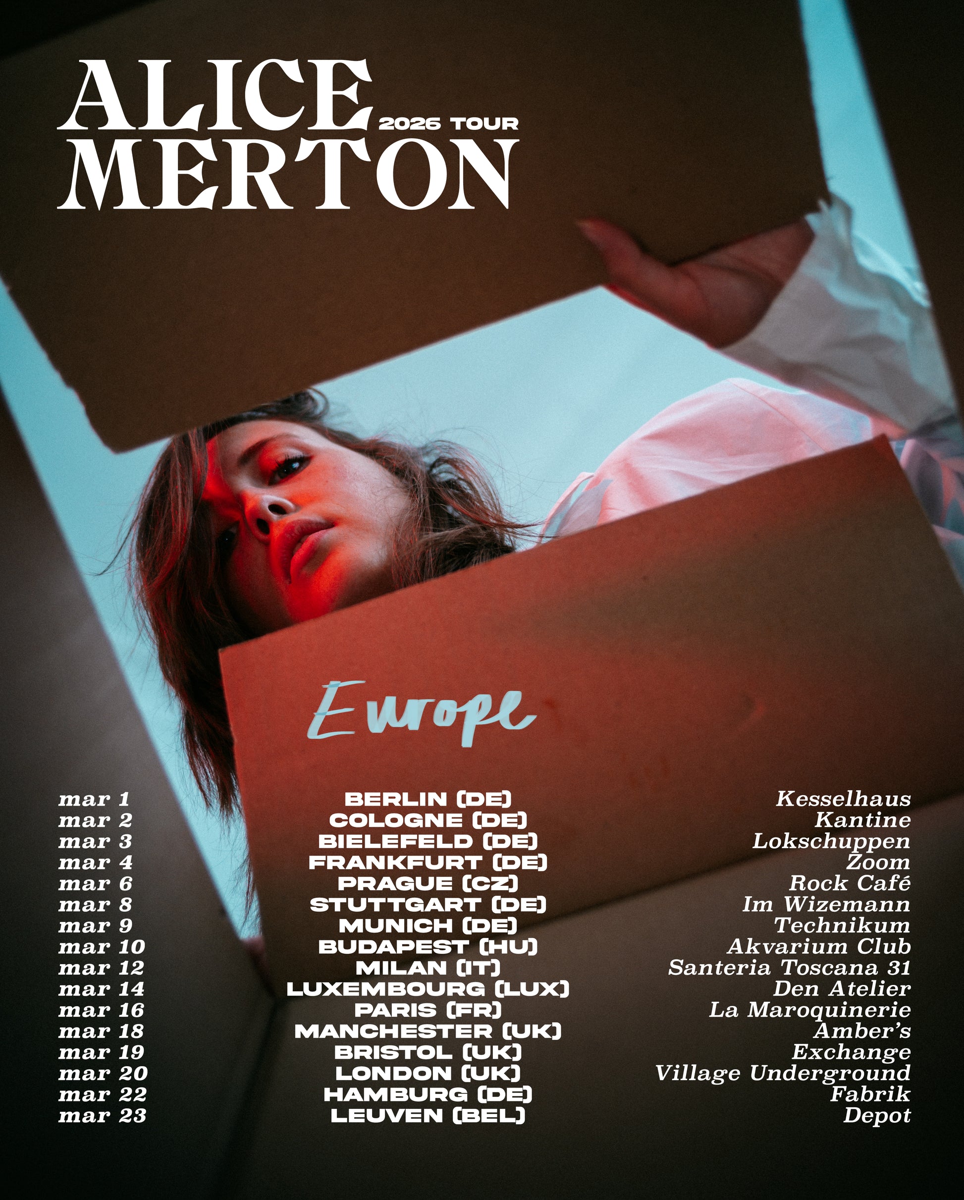 ALICE MERTON 2026 TOUR - PRAG TICKET + VINYL BUNDLE